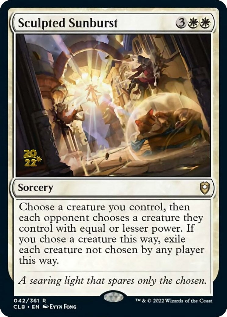 Image for Sculpted Sunburst (42) - Magic: The Gathering