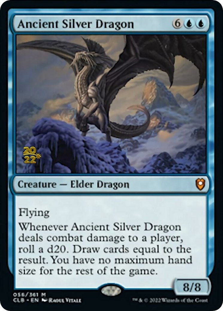 Image for Ancient Silver Dragon (56) (PRE) - Magic: The Gathering