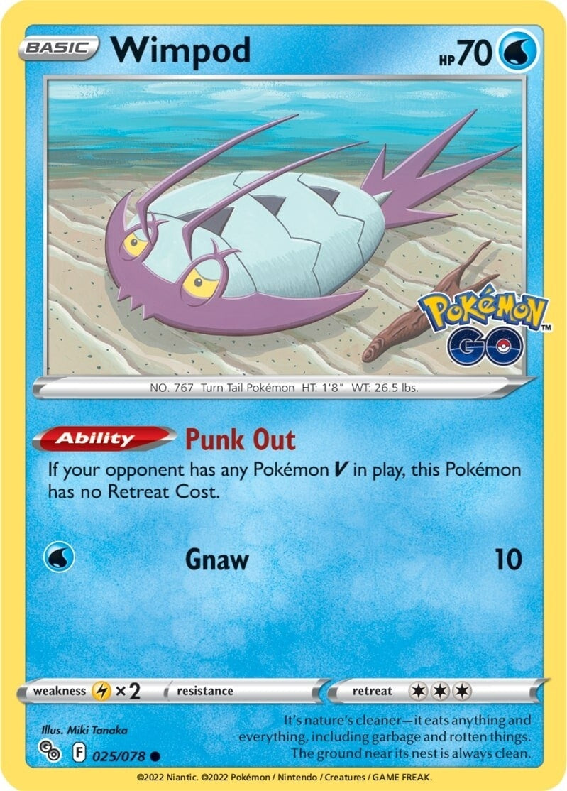 Image for Wimpod (025/078) (PGO) - Pokemon