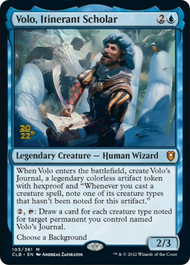 Image for Volo, Itinerant Scholar (103) - Magic: The Gathering