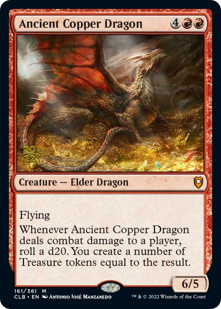 Image for Ancient Copper Dragon (161) (PRE) - Magic: The Gathering
