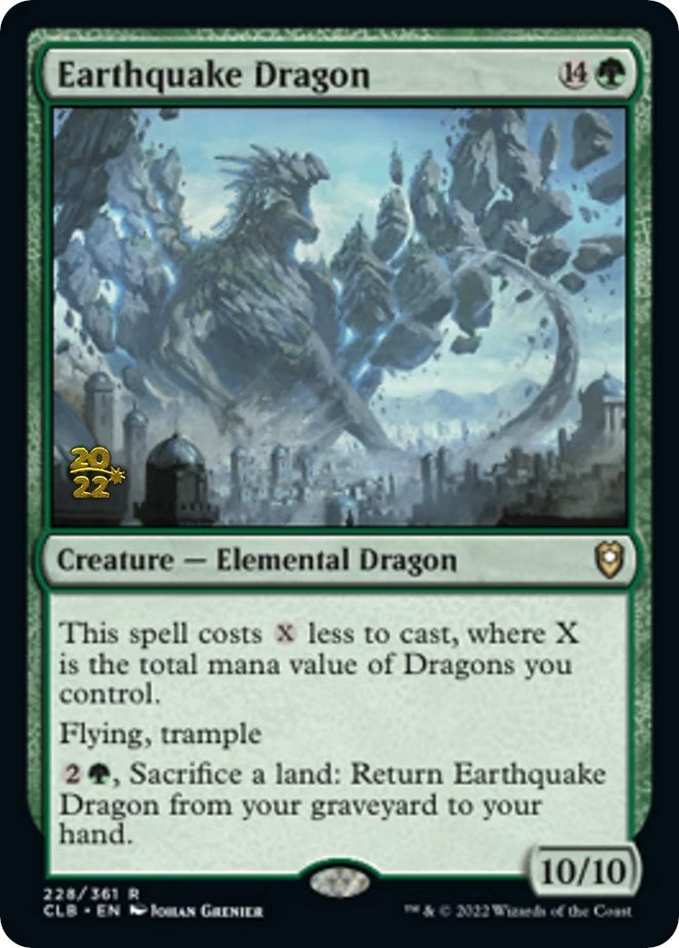 Image for Earthquake Dragon (228) - Magic: The Gathering