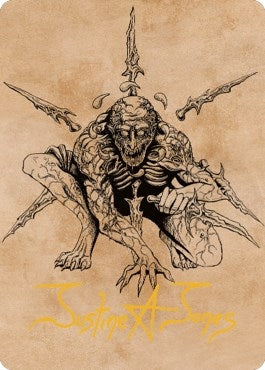 Image for Bhaal, Lord of Murder Art Card (Gold-Stamped Signature) (63) (ASCLB) - Magic: The Gathering