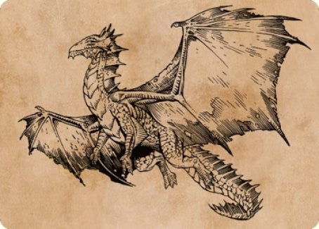 Image for Ancient Bronze Dragon Art Card (58/81) (58) (ASCLB) - Magic: The Gathering