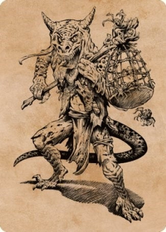 Image for Taunting Kobold Art Card (57) (ASCLB) - Magic: The Gathering