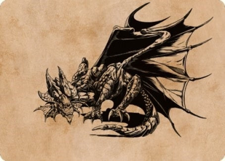 Image for Ancient Copper Dragon Art Card (52/81) (52) (ASCLB) - Magic: The Gathering