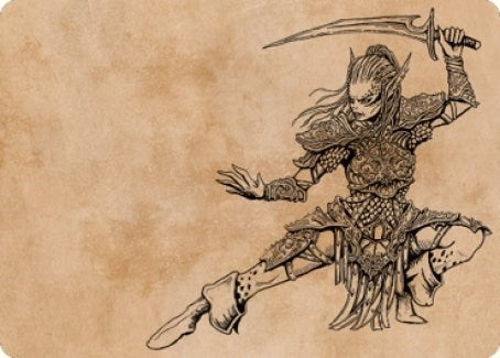 Image for Lae'zel, Vlaakith's Champion Art Card (45) (ASCLB) - Magic: The Gathering