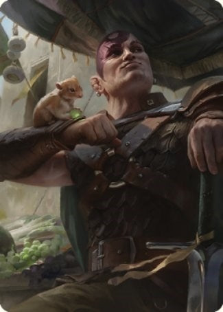 Image for Minsc & Boo, Timeless Heroes Art Card (38/81) (38) (ASCLB) - Magic: The Gathering