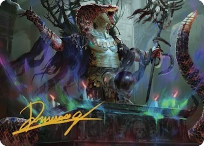 Image for Sivriss, Nightmare Speaker Art Card (32/81) (Gold-Stamped Signature) (32) (ASCLB) - Magic: The Gathering