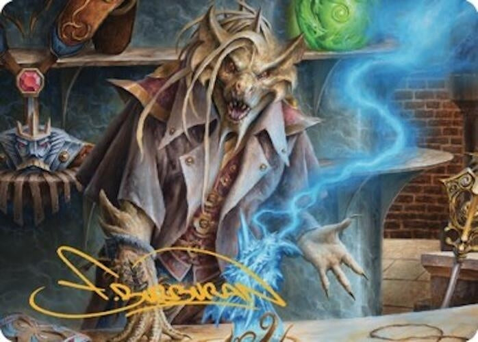 Image for Renari, Merchant of Marvels Art Card (Gold-Stamped Signature) (30) (ASCLB) - Magic: The Gathering