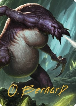 Image for Ettercap Art Card (Gold-Stamped Signature) (14) - Magic: The Gathering