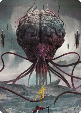 Image for Elder Brain Art Card (Gold-Stamped Signature) (13) (ASCLB) - Magic: The Gathering