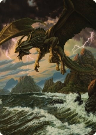 Image for Ancient Bronze Dragon Art Card (3/81) (3) (ASCLB) - Magic: The Gathering