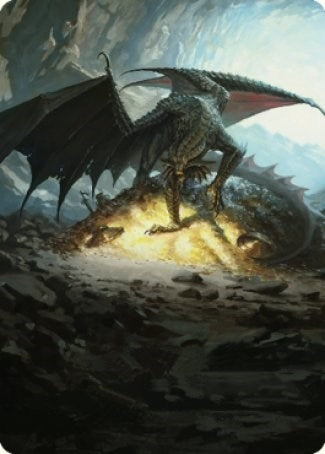 Image for Ancient Copper Dragon Art Card (4/81) (4) (ASCLB) - Magic: The Gathering