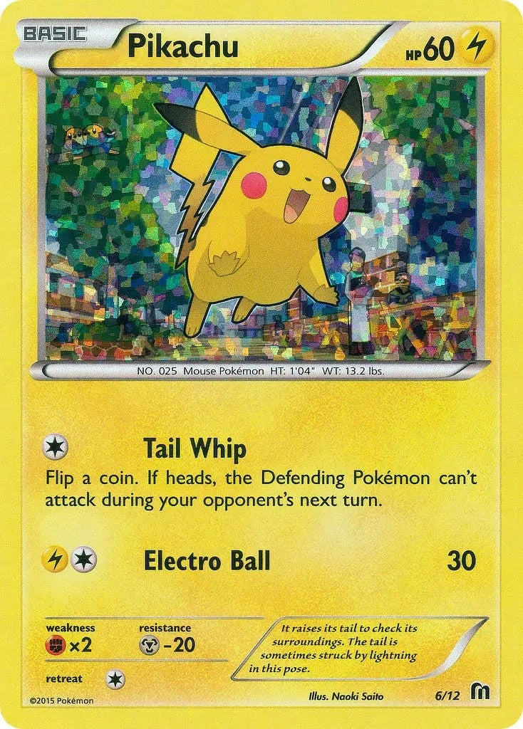 Image for Pikachu (006/012) (M16) - Pokemon