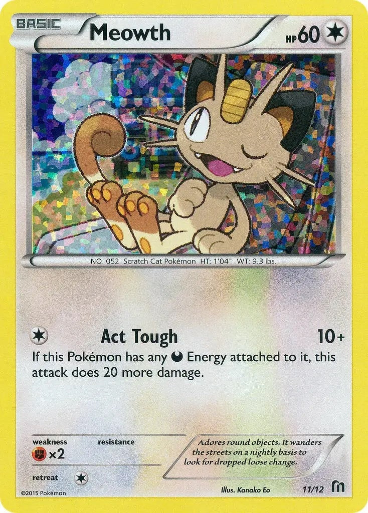 Image for Meowth (011/012) (MCD16) - Pokemon