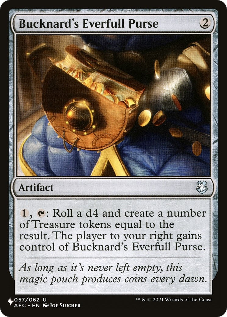 Image for Bucknard's Everfull Purse (057/062) (LIST) - Magic: The Gathering