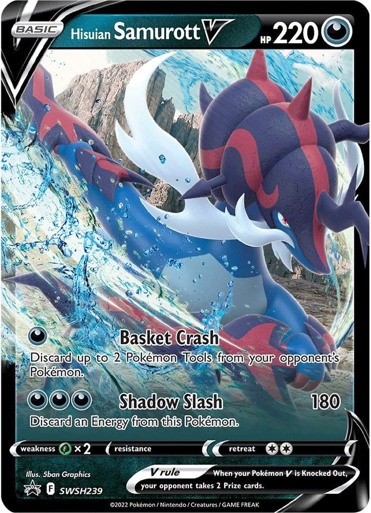 Image for Hisuian Samurott V - SWSH239 (SWSH239) (SWSD) - Pokemon