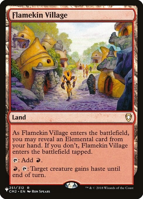 Image for Flamekin Village (CM2) (251) - Magic: The Gathering