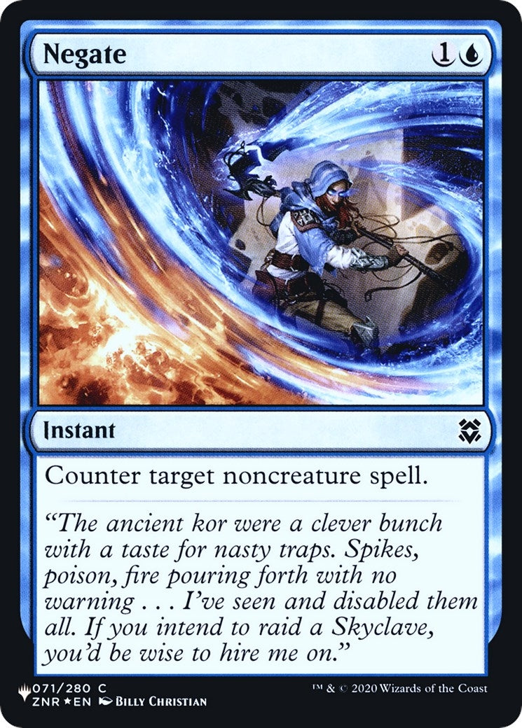 Image for Negate (ZNR) (71) - Magic: The Gathering