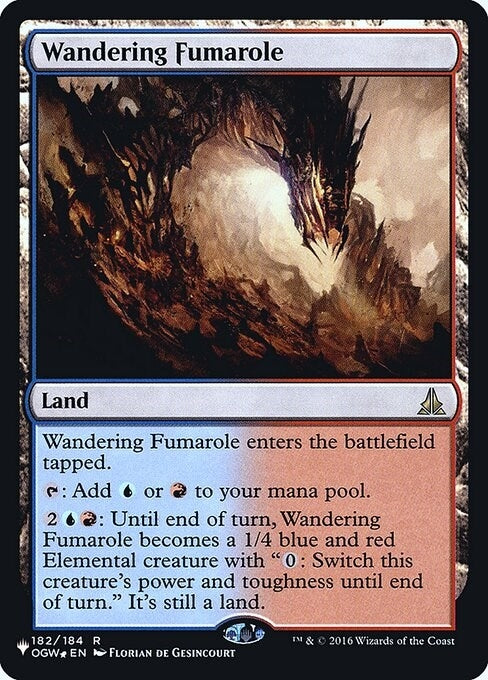 Image for Wandering Fumarole (182) - Magic: The Gathering