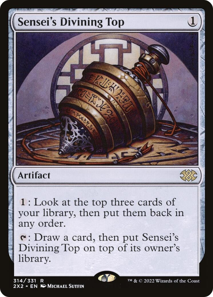 Image for Sensei's Divining Top (314) - Magic: The Gathering