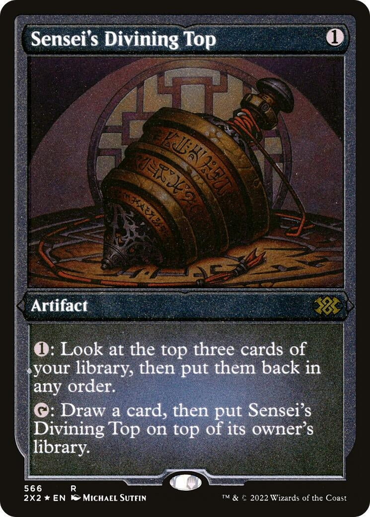 Image for Sensei's Divining Top (Foil Etched) (566) (2X2) - Magic: The Gathering