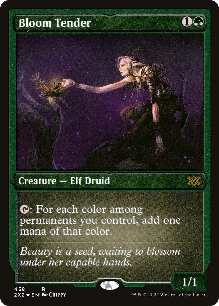 Image for Bloom Tender (Foil Etched) (458) (2X2) - Magic: The Gathering