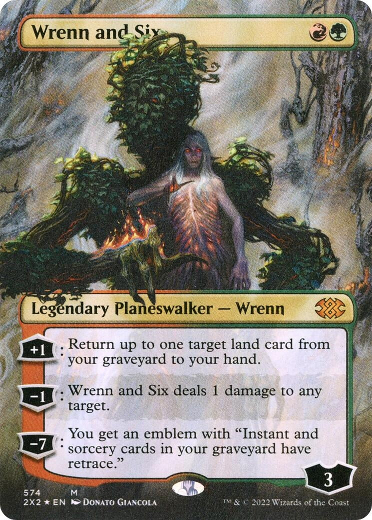 Image for Wrenn and Six (Textured Foil) (574) (2X2) - Magic: The Gathering