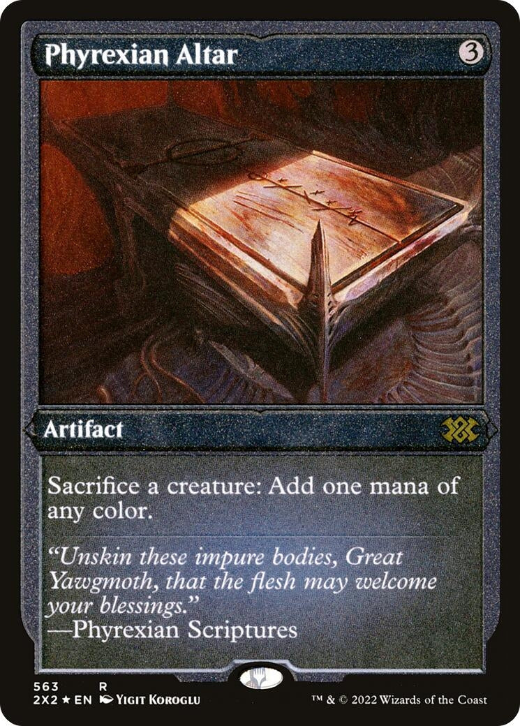 Image for Phyrexian Altar (Foil Etched) (563) (2X2) - Magic: The Gathering