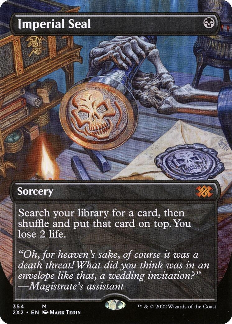 Image for Imperial Seal (Borderless) (354) - Magic: The Gathering