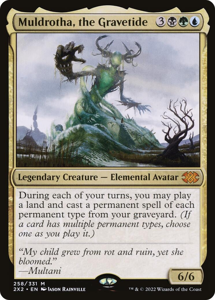 Image for Muldrotha, the Gravetide (258) (2X2) - Magic: The Gathering