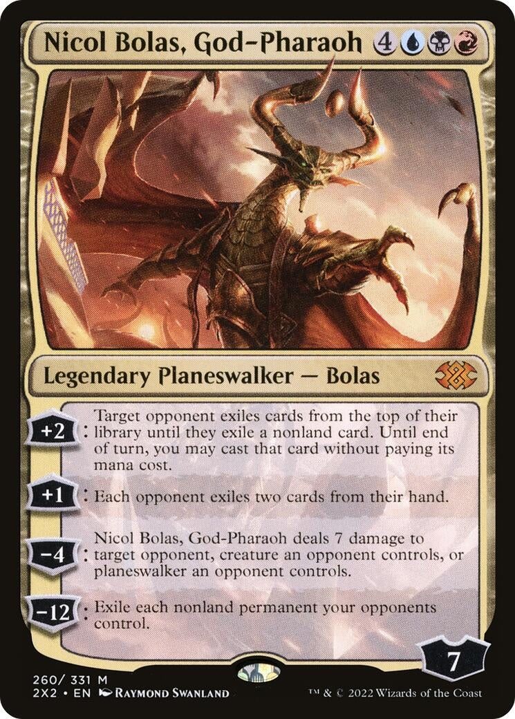 Image for Nicol Bolas, God-Pharaoh (260) (2X2) - Magic: The Gathering
