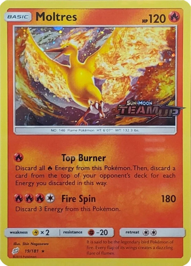 Image for Moltres - 19/181 (Team Up Stamped) (019/181) (MCAP) - Pokemon