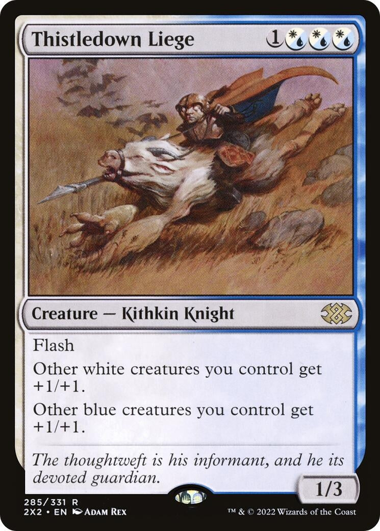 Image for Thistledown Liege (285) (2X2) - Magic: The Gathering