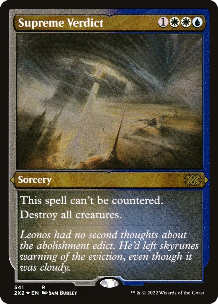 Image for Supreme Verdict (Foil Etched) (541) - Magic: The Gathering