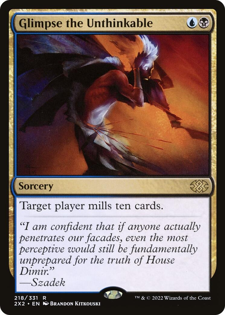 Image for Glimpse the Unthinkable (218) - Magic: The Gathering