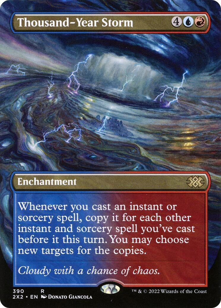 Image for Thousand-Year Storm (Borderless) (390) - Magic: The Gathering