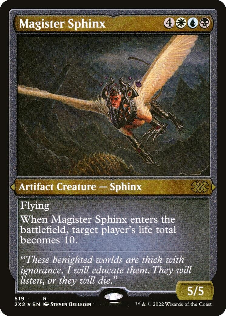 Image for Magister Sphinx (Foil Etched) (519) - Magic: The Gathering
