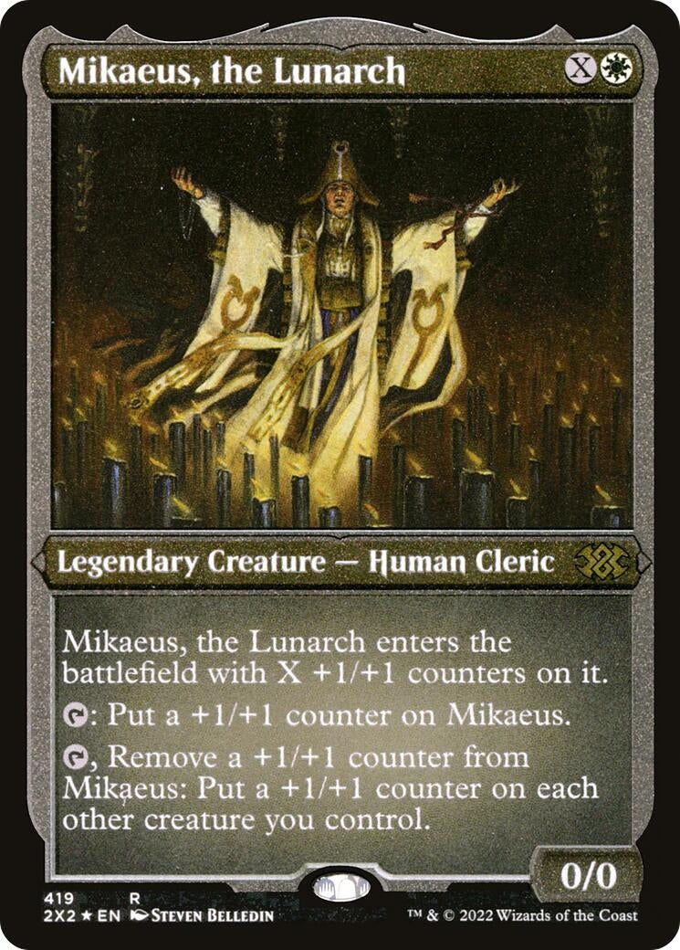 Image for Mikaeus, the Lunarch (Foil Etched) (419) (2X2) - Magic: The Gathering