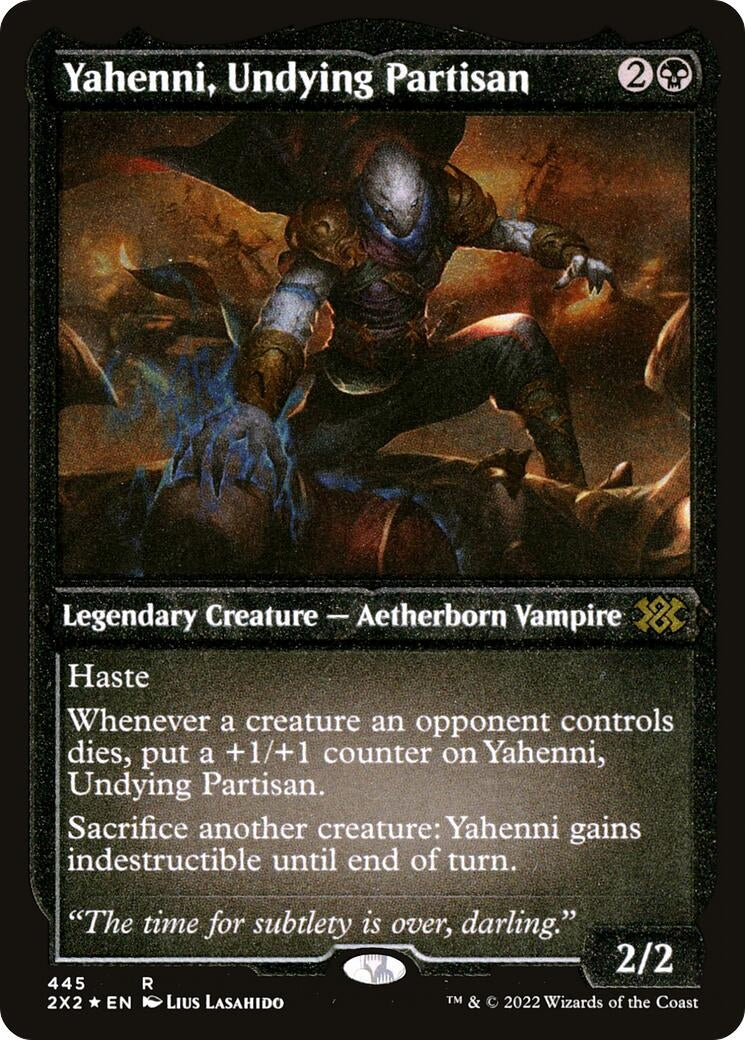 Image for Yahenni, Undying Partisan (Foil Etched) (445) (2X2) - Magic: The Gathering