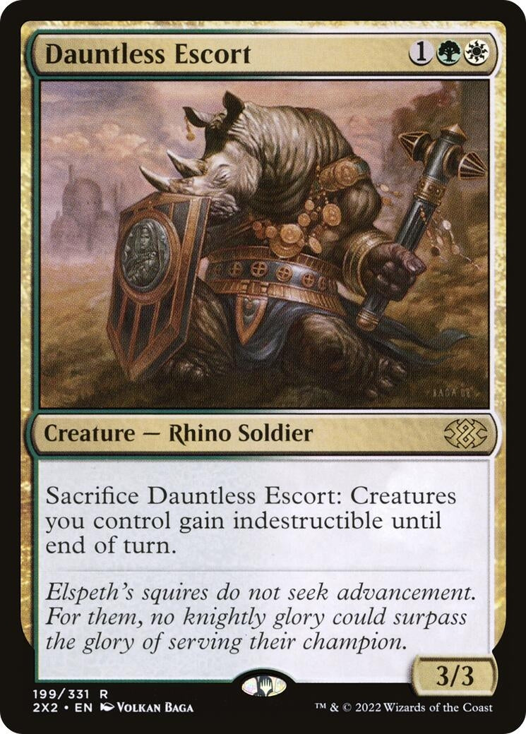 Image for Dauntless Escort (199) (2X2) - Magic: The Gathering