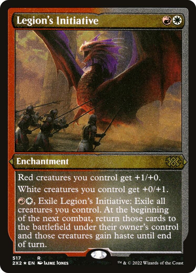 Image for Legion's Initiative (Foil Etched) (517) (2X2) - Magic: The Gathering