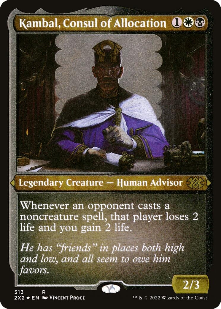 Image for Kambal, Consul of Allocation (Foil Etched) (513) (2X2) - Magic: The Gathering