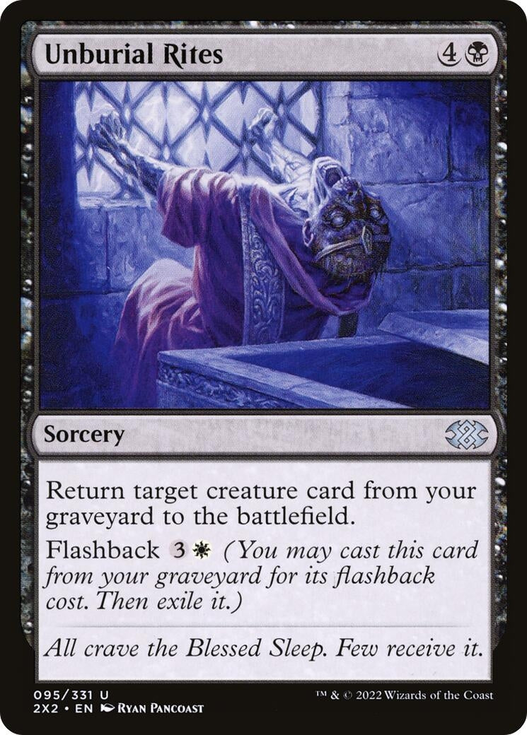 Image for Unburial Rites (95) (2X2) - Magic: The Gathering