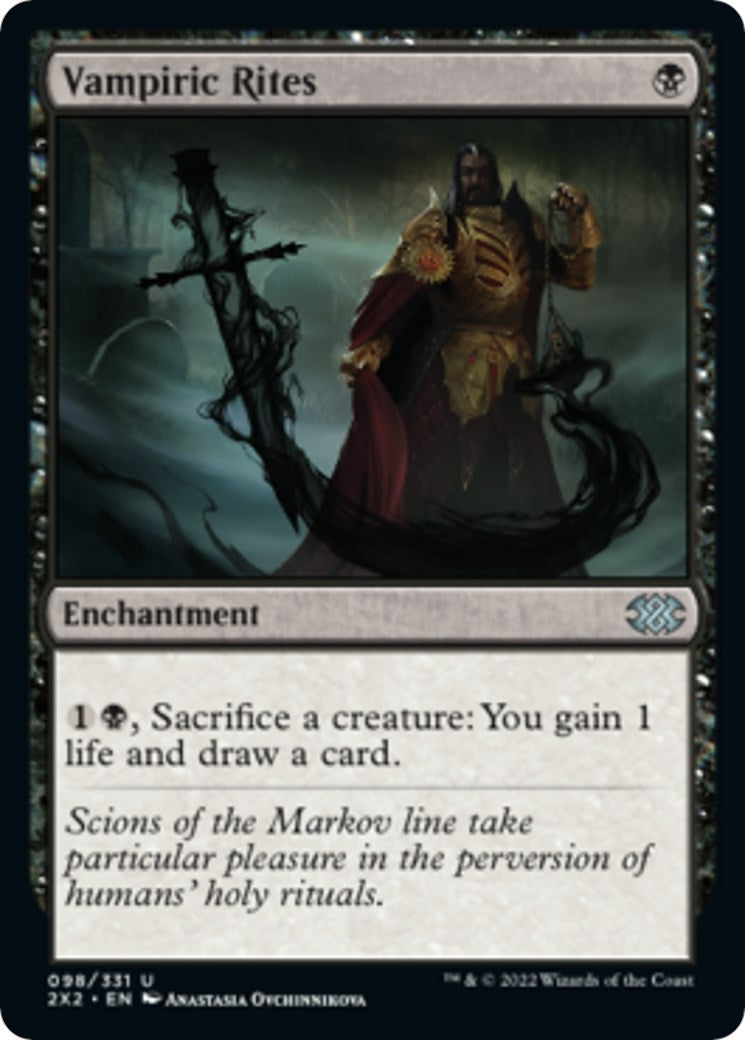 Image for Vampiric Rites (98) (2X2) - Magic: The Gathering