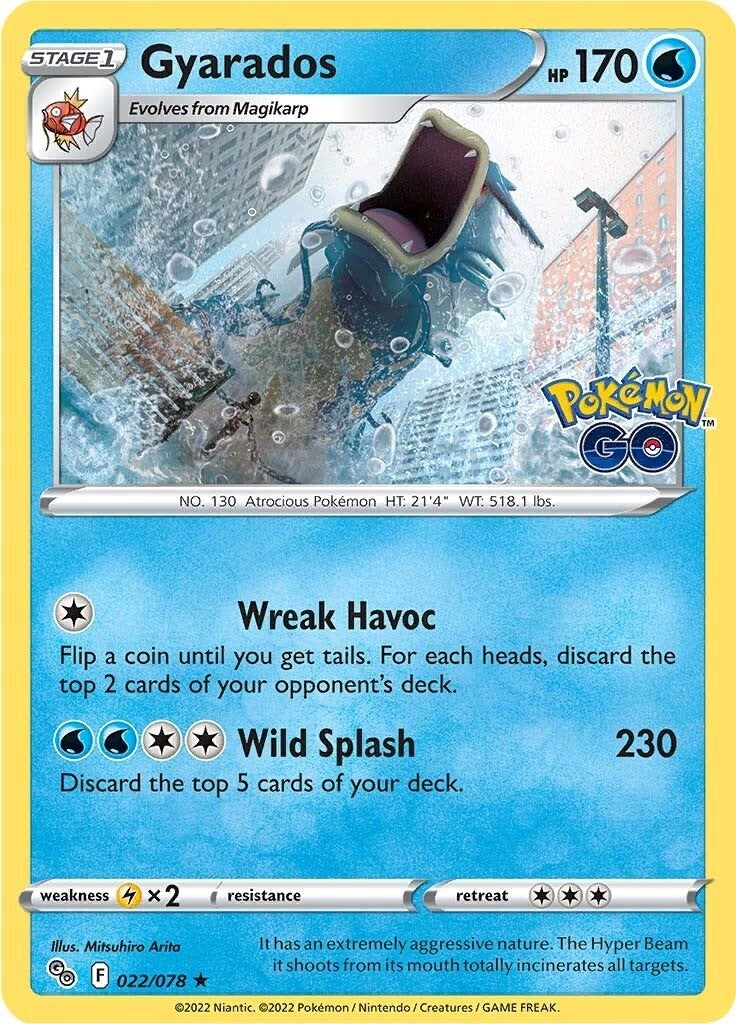 Image for Gyarados (022/078) (PGO) - Pokemon