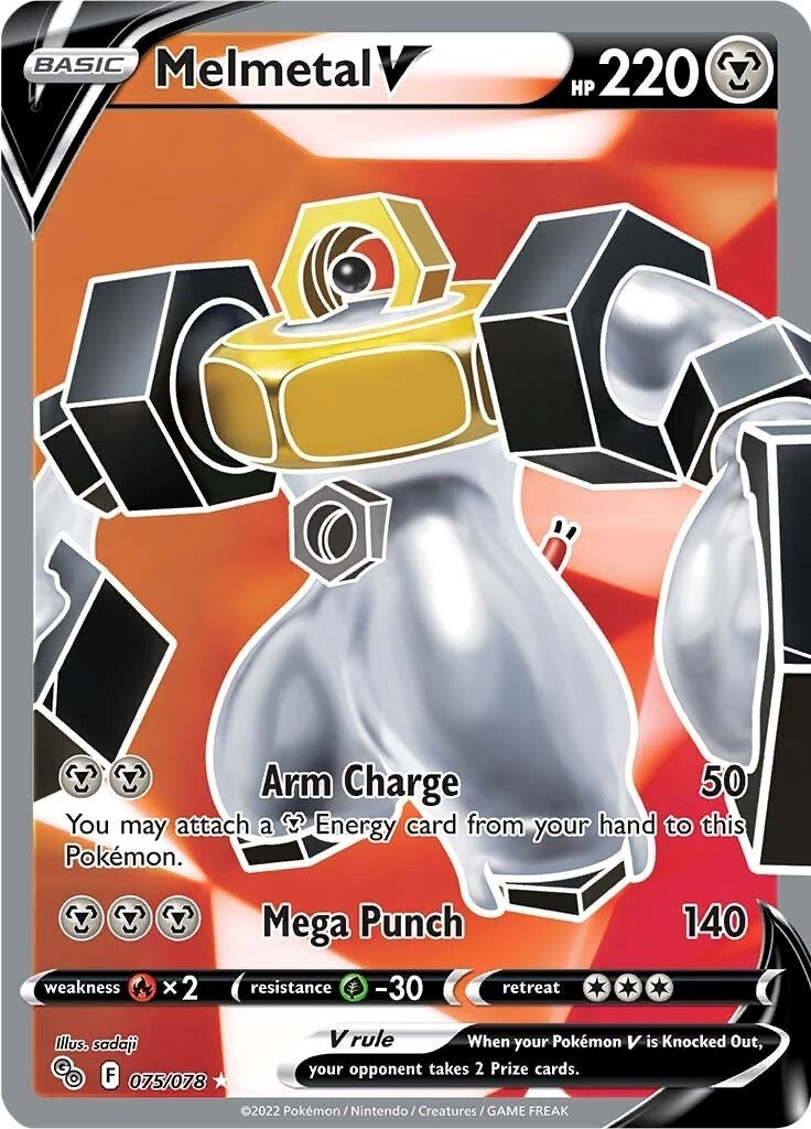 Image for Melmetal V (Full Art) (075/078) (PGO) - Pokemon