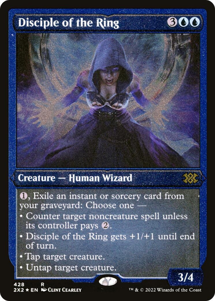 Image for Disciple of the Ring (Foil Etched) (428) (2X2) - Magic: The Gathering