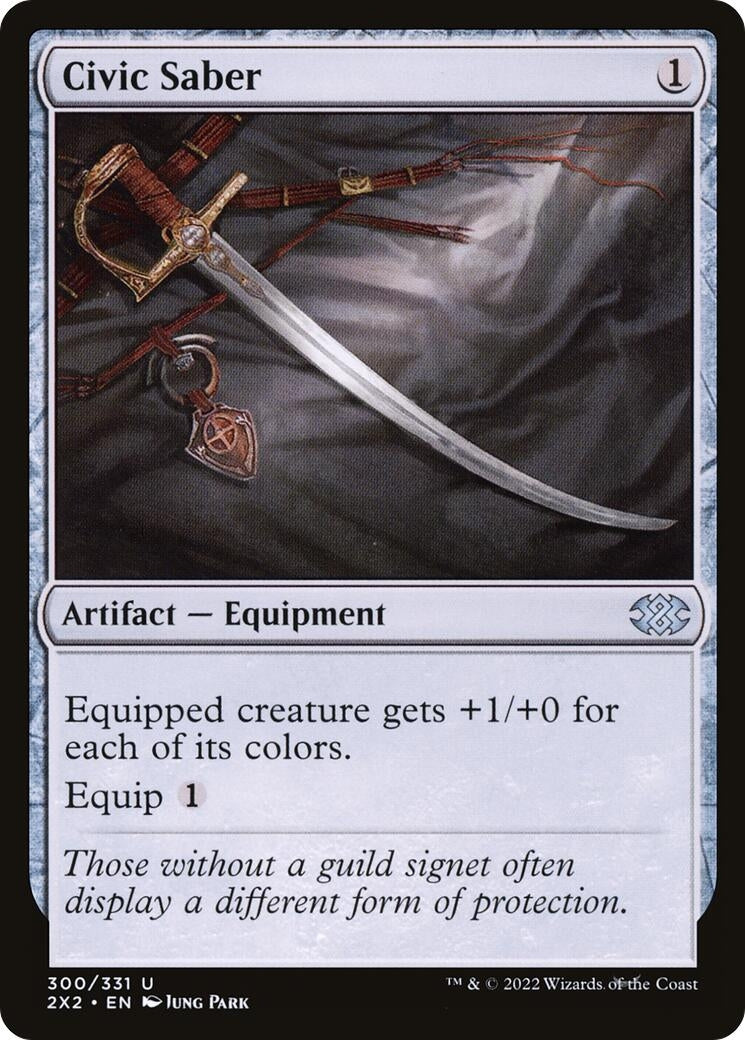 Image for Civic Saber (300) (2X2) - Magic: The Gathering